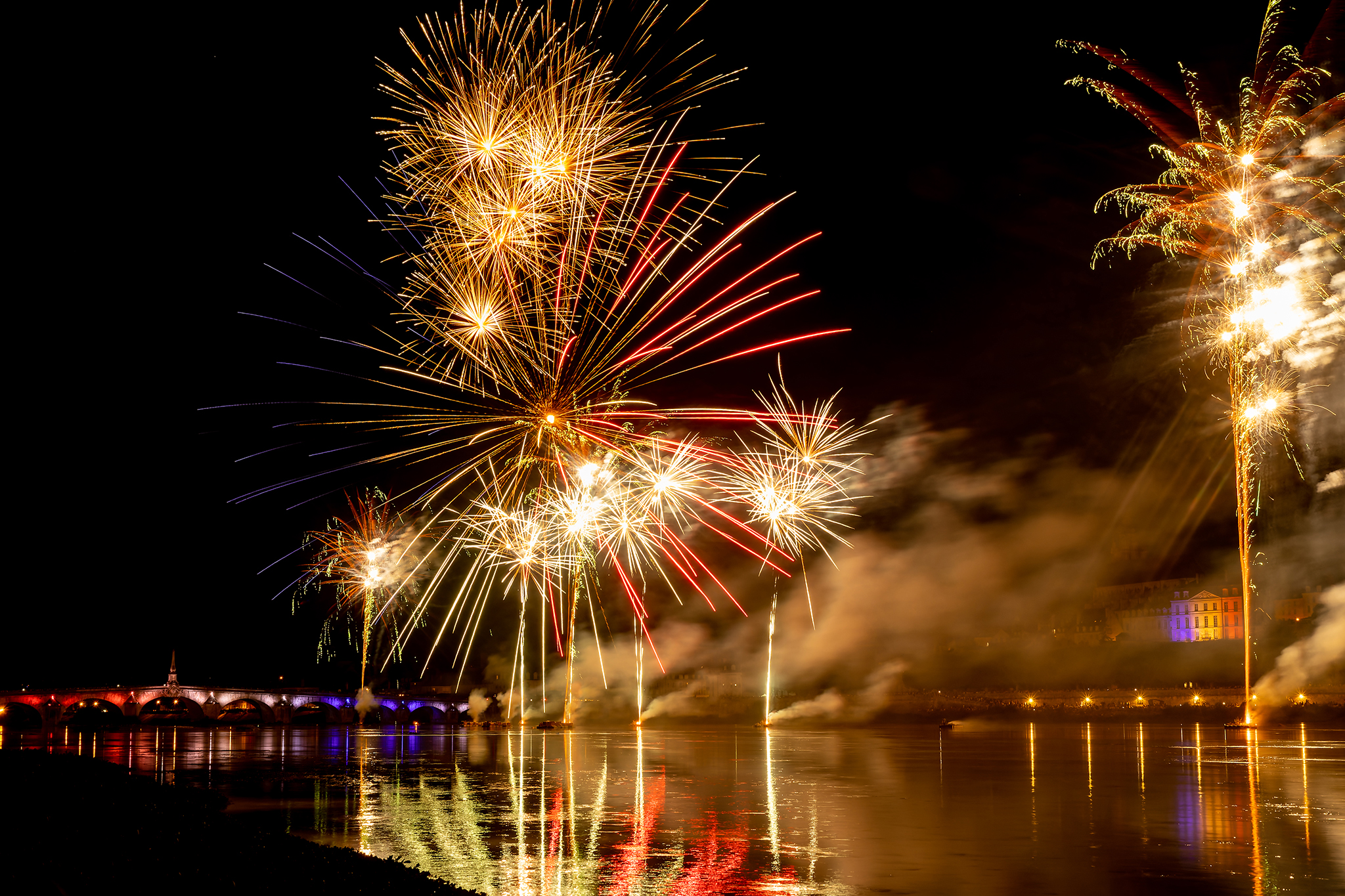 Feux d’artifices et Pyrotechnie de mariage sur blois dans le loir et cher